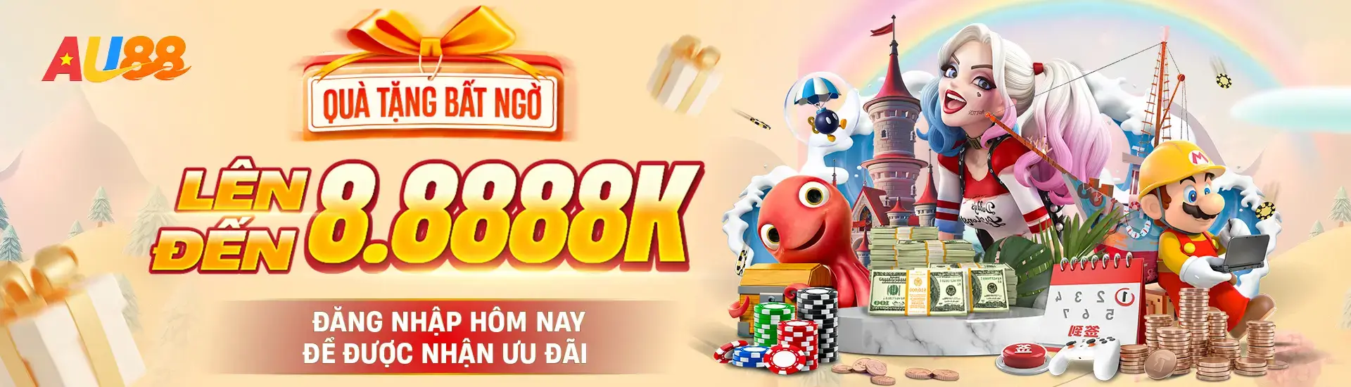Khuyến mãi AU88 trên trang chủ chính thức Khuyến mãi AU88 dành cho thành viên trên trang chủ chính thức